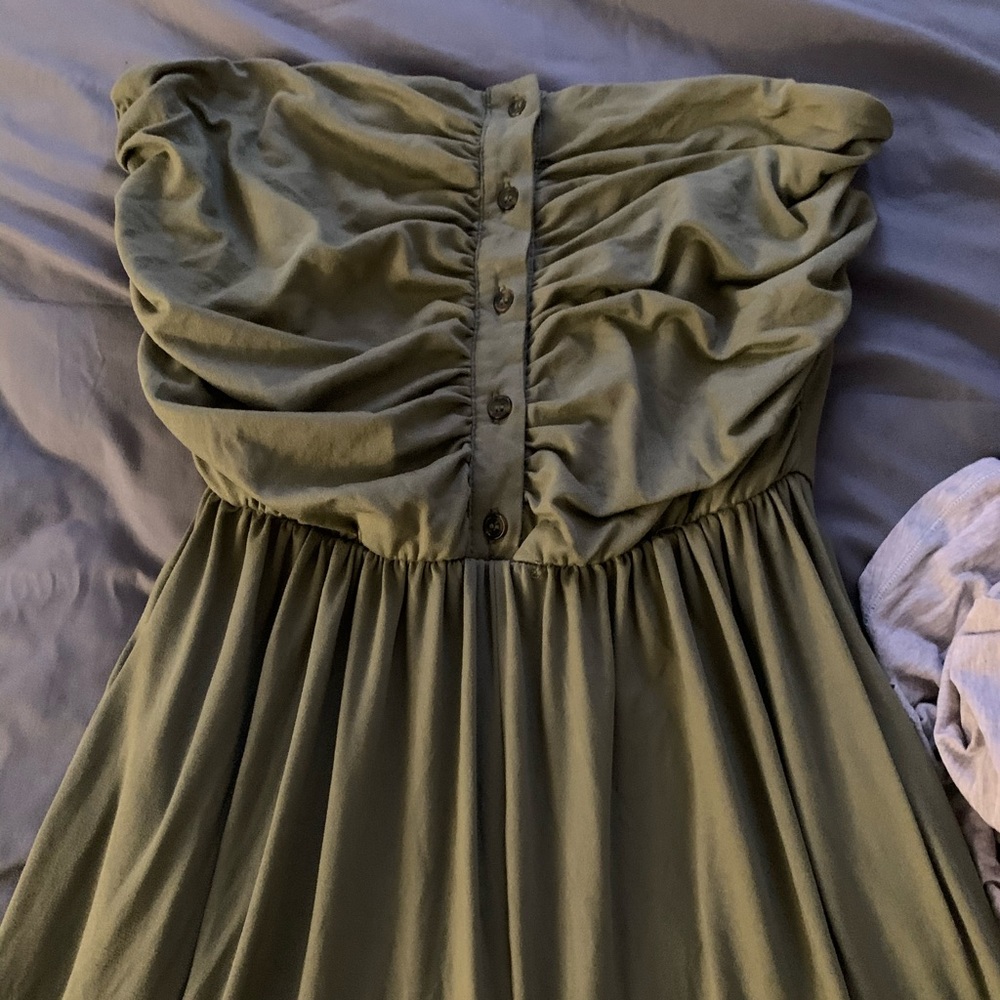 Strapless jump suit